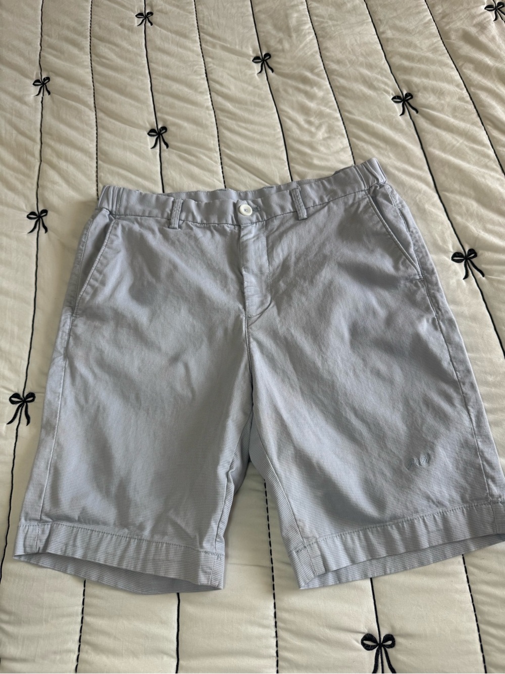 Light Blue Men's Cotton Shorts